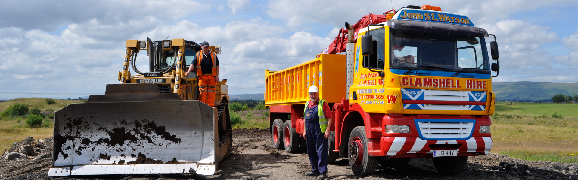 Clamshell (Grab Lorry)<br />Hire Scotland